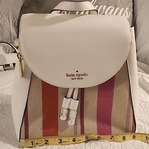 Kate Spade white/pink backpack